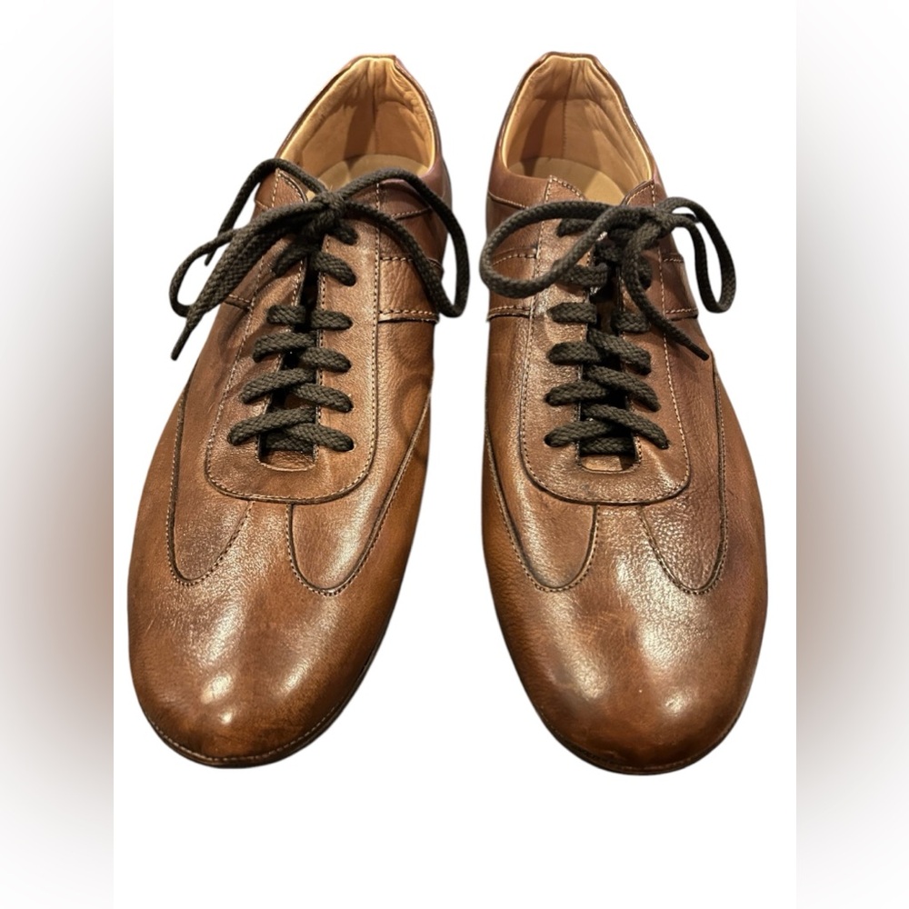Today by Calpierre Brown Leather Lace Up Mens Shoes 9.5 M